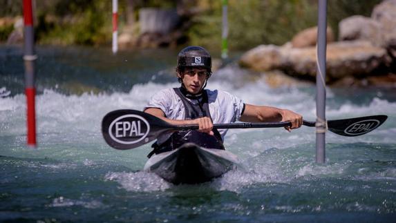 David Llorente, en una anterior competición.