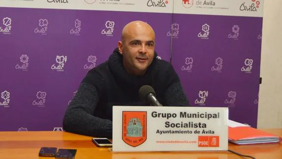 Josué Aldudo, concejal del Grupo Municipal Socialista.