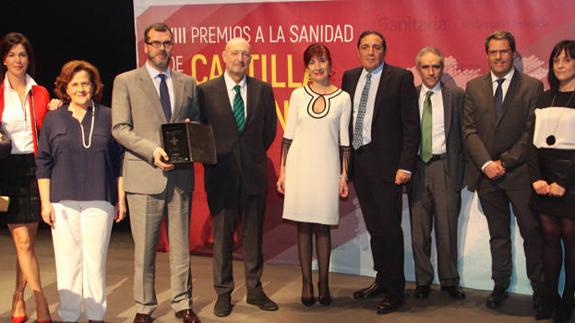 El equipo directivo de Sacyl en Palencia recoge el galardón. El Norte