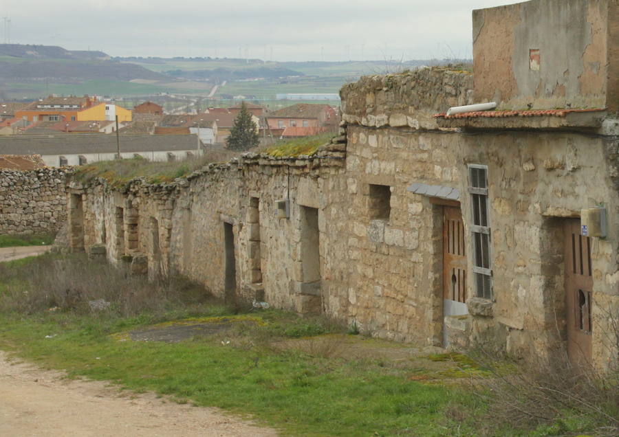 Barrio de bodegas en Torquemada. 
