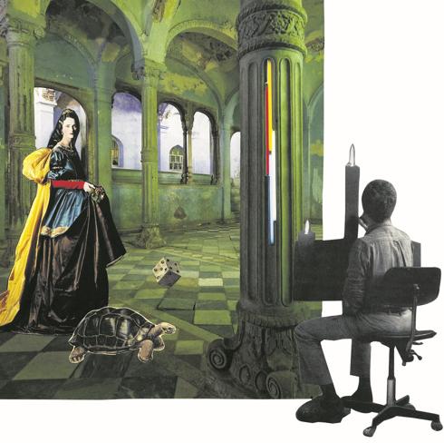 Una de las obras de Maribel Gilsanz expuestas. 