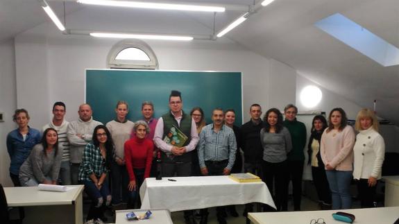 Participantes en un curso de la Diputación. 