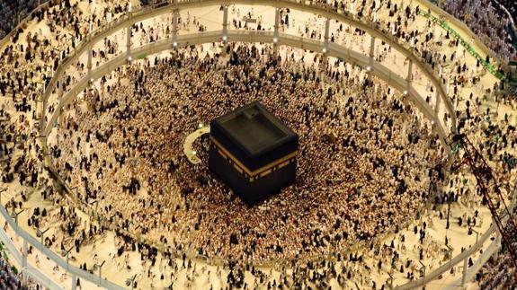 La kaaba en La Meca. 