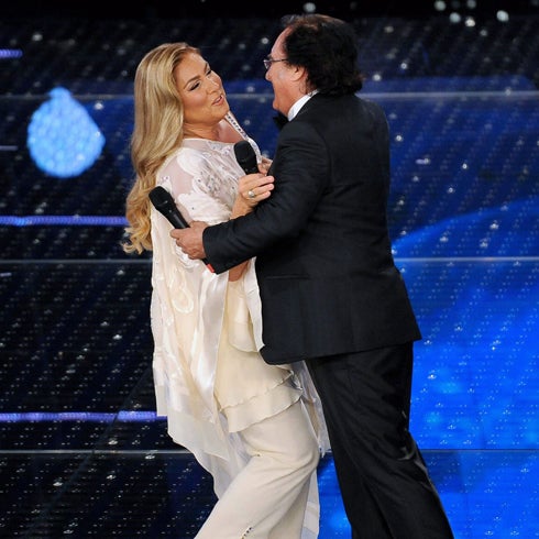 Al Bano, junto a Romina Power. 