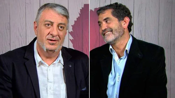 José Antonio y Carlos, en 'First Dates'. 