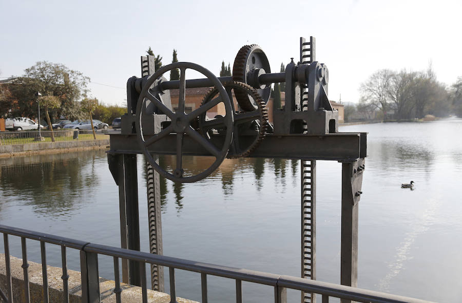 Dársena del Canal, en Palencia. 