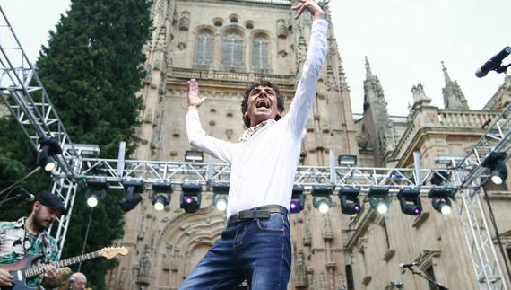 Tomasito, durante su actuación en la última edición del Fàcyl, en Salamanca. 