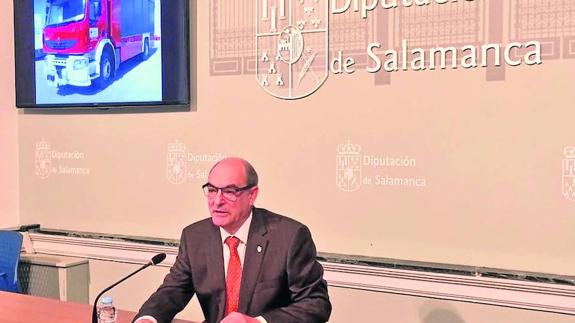 El diputado de Medio Ambiente, Manuel Rufino García. 