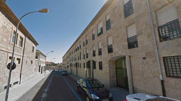 Imagen de la calle San Ambrosio, donde se produjo el suceso.