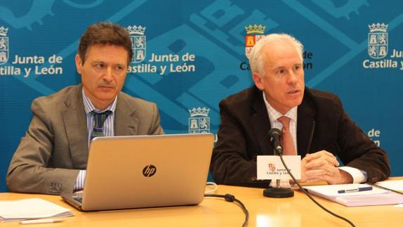 Carmelo Seco, de ADE, y Luis Domingo González.