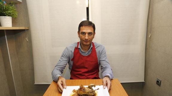Raúl Guzón, especialista en la cocina de la perdiz. 