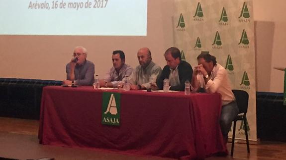 Ponentes en una de las mesas de la jornada son¡bre aguas subterráneas.