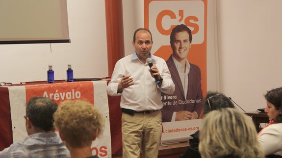 El portavoz de Ciudadanos Teógenes Berrón Guerra. 