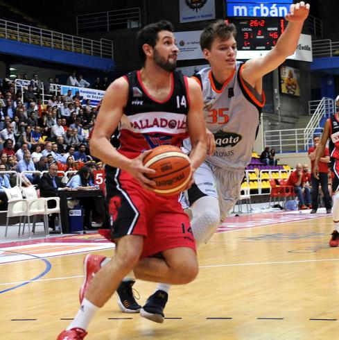 Una imagen del segundo partido de la serie, jugado en Valladolid.