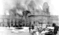 Incendio en el Palacio de La Granja
