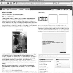 El blog 'demayores'.