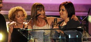 Ana garcía Lozano, con sus primas y colaboradoras.