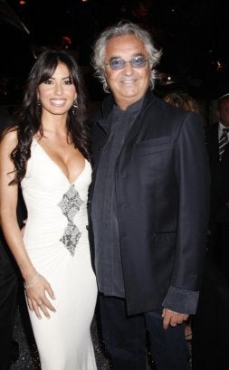 Elisabetta Gregoraci y Flavio Briatore. / AP