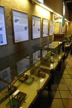 Algunas de las piezas del Museo del Gramófono. / MIGUEL Á. SANTOS