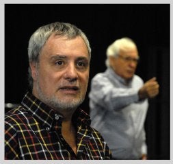 Los actores Joaquín Kremel e Isabel Ordaz. / EL NORTE Y H. SASTRE