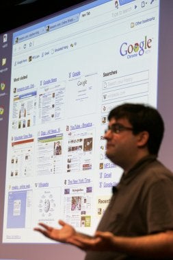 Ben Goodger, en la presentación de Chrome./ PAUL SAKUMA-AP