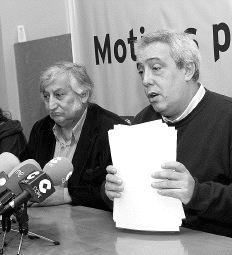 Carlos Hernández (derecha) y José Ignacio Primo. / N. HERNÁNDEZ