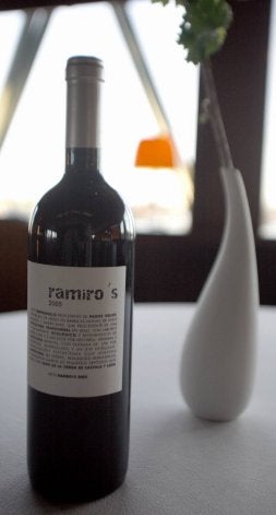 Este vino ha recibido 95 puntos de Parker./ ALEJANDRO FARIZA