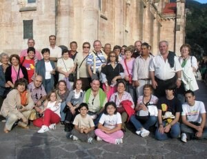 Participantes en la excursión a Asturias./ CRISTINA VEGA