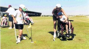 Clases de golf adaptado