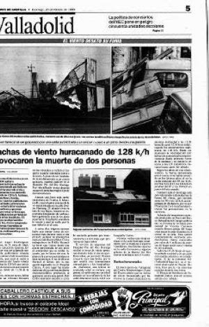El pico de velocidad marca la tercera mayor racha de viento de la historia