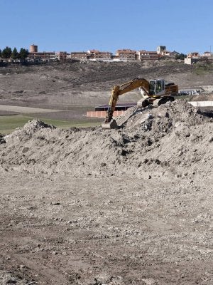 Terrenos del futuro parque artesanal en Portillo. :: MIGUEL ÁNGEL SANTOS