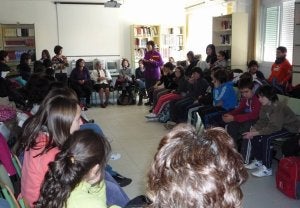 Los estudiantes de Cervera participan en un seminario sobre la igualdad de derechos