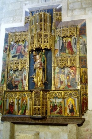 Retablo de la iglesia del Salvador de Monzón de Campos. ::
FOTOGRAFÍAS DE ANSELMO BELLOTA