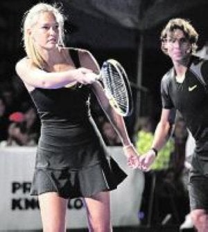 Nadal 'machaca' a la novia de DiCaprio