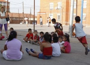 Los pequeños, protagonistas el primer día de fiestas en Alviar