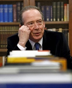 El director de la RAE, José Manuel Blecua. ::                             J. M. ESPINOSA- EFE