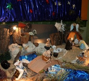 Figuras del nacimiento ganador del concurso. ::
M. RICO