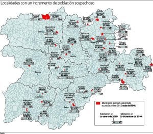 Alerta en el INE por el posible fraude en el padrón y el censo de 39 localidades