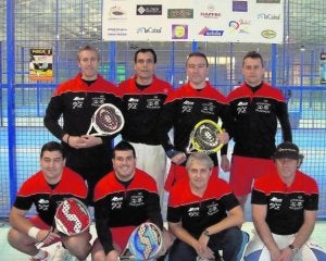 Suerte dispar para los cinco equipos palentinos en la Liga de Pádel
