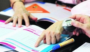 El cronómetro se convierte en un instrumento básico durante los ejercicios de entrenamiento. ::                             JOSÉ RAMÓN LADRA