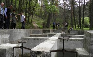 Estructura de decantación construida por Aguirre y Pagola según el proyecto de 1927 que ha sido restaurada. ::                             M. A. L.