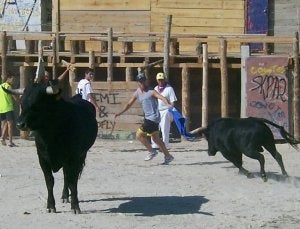 Encierro en las fiestas de la localidad. ::
J. F.