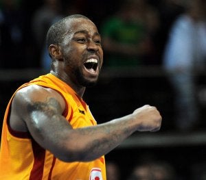 McCalebb, durante el partido ante Lituania. ::
G. L. - EFE