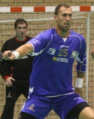 Marco Mira, en la Liga Asobal por amor