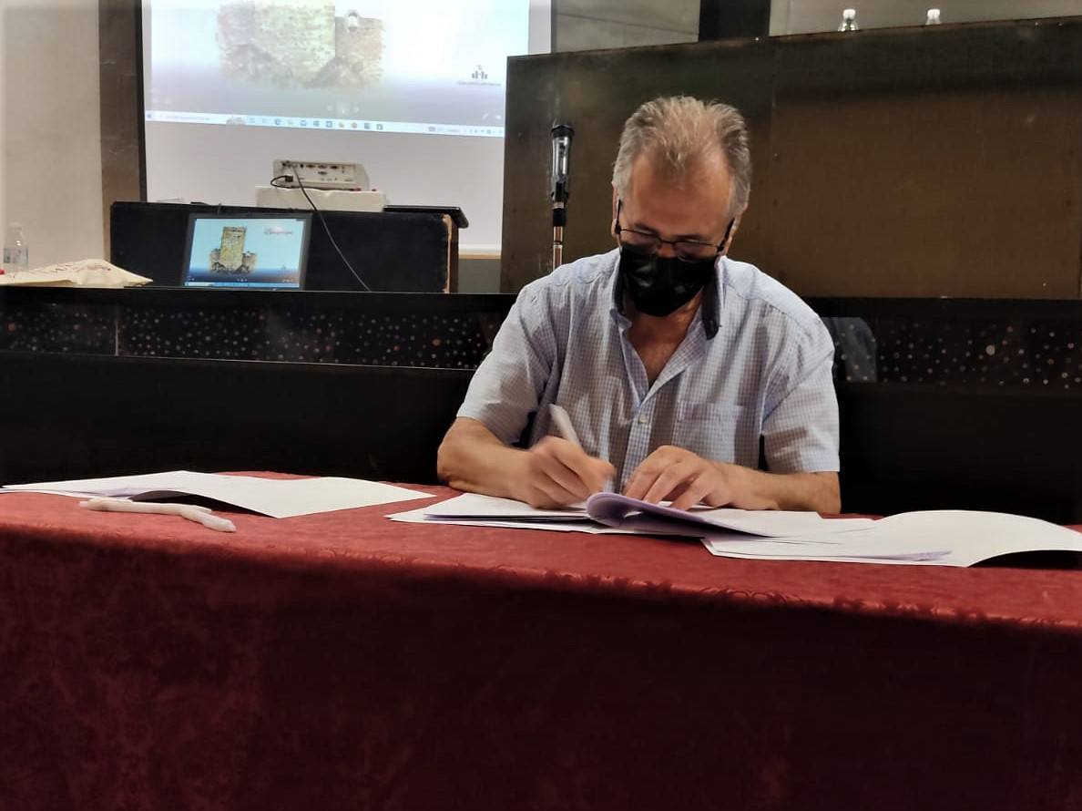Firma del alcalde de Alburquerque