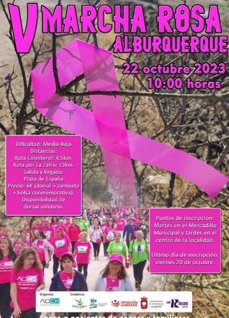 Cartel V Marcha Rosa