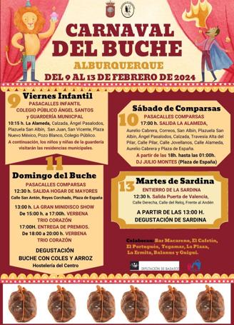 Cartel anunciador del carnaval 2024