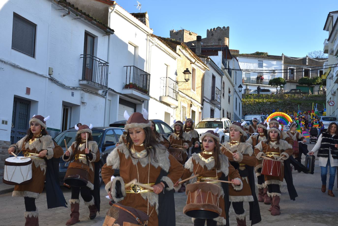 Desfile de comparsas del Carnaval del Buche. Alburquerque 2024