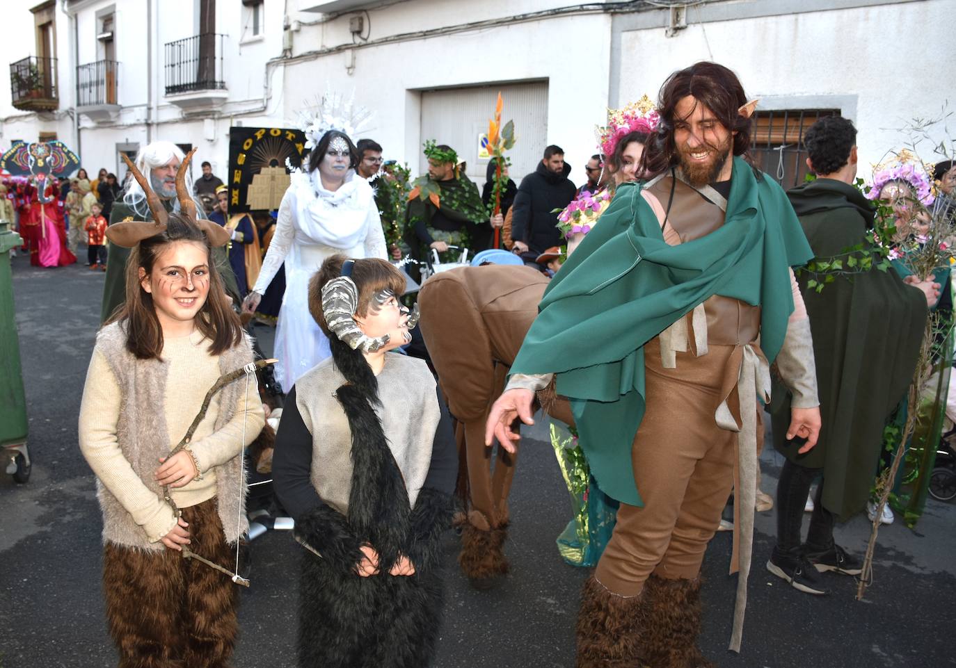 Desfile de comparsas del Carnaval del Buche. Alburquerque 2024