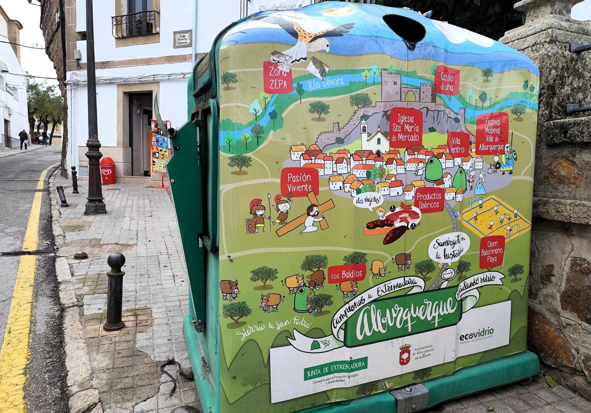 Llega a Alburquerque la campaña 'Recicla vidrio'